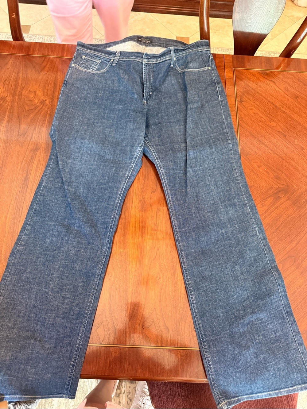 James Jeans Men’s Mid to Dark Blue Bootcut Jeans